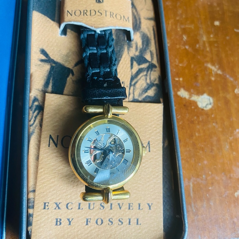 1995 FOSSIL SKELETON WATCH PC-7323
